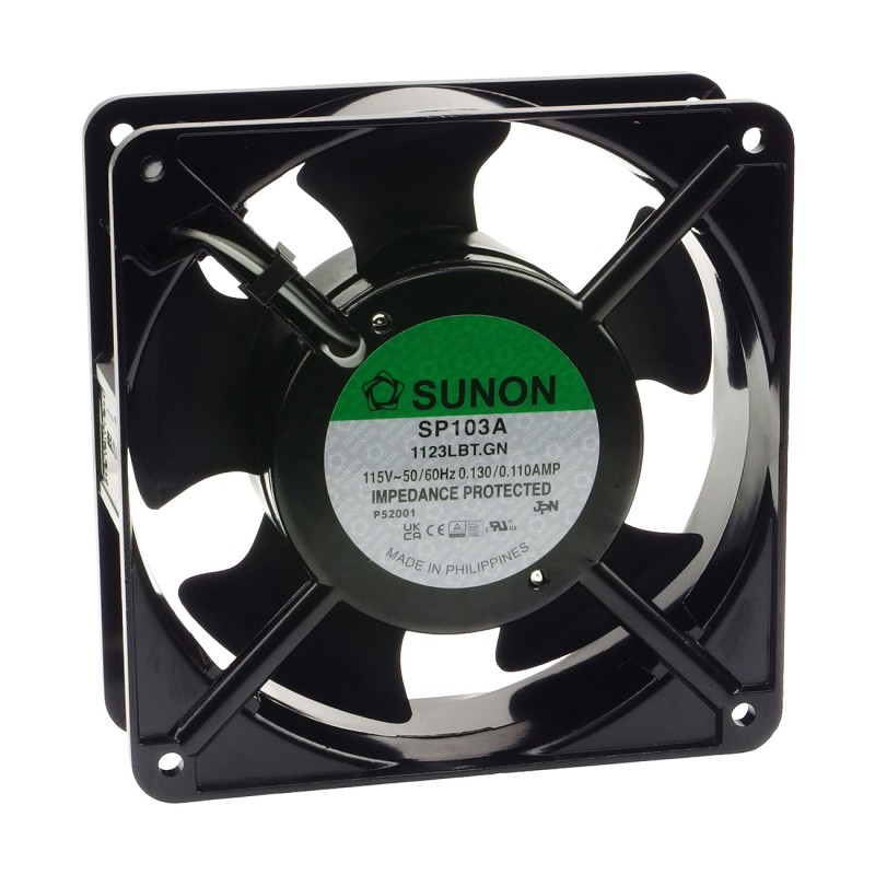 Осьовий вентилятор змінного струму 11 Вт 120x120x38 мм