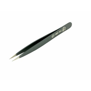 Sharp tweezer with serrated grip – Piergiacomi 00D SA ESD