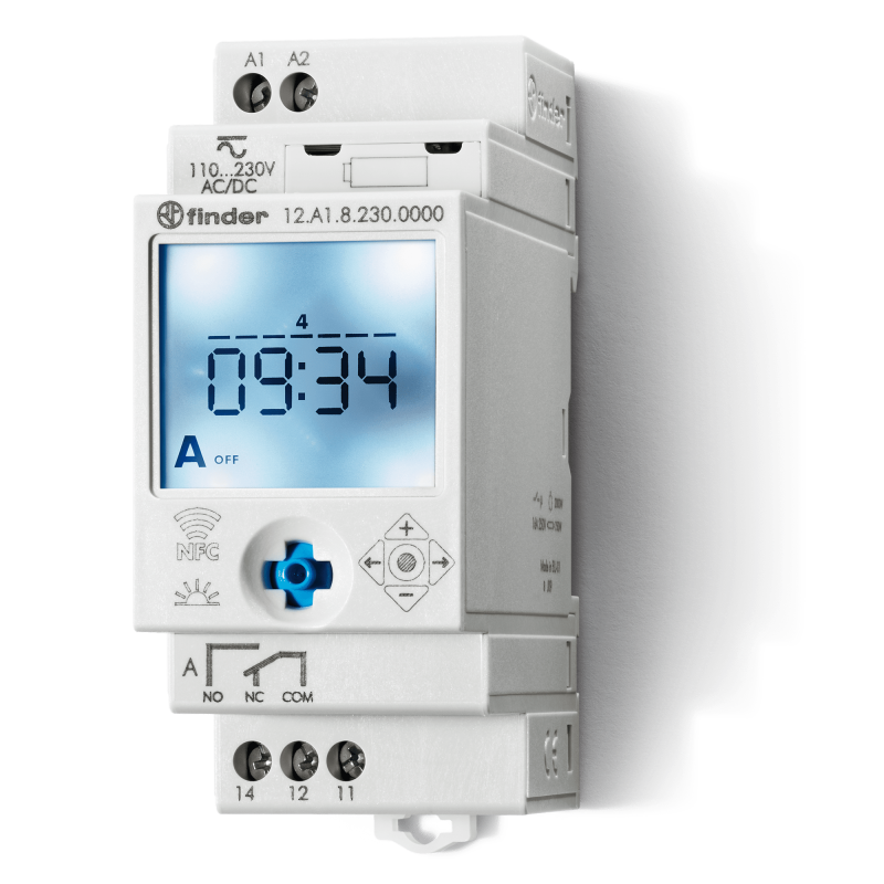 Time switch 16A 250VAC – Finder 12.A1.8.230.0000