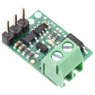 Schematic diagram of the Pololu RC Switch with Isolated Solid State Relay/Switch, SPST.