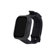 Powered off, folded smartwatch