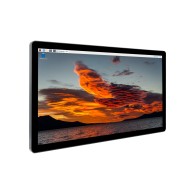 Angled view - monitor powered on