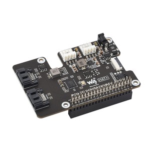PCIe TO 2-CH SATA HAT+ - PCIe SATA adapter for Raspberry Pi 5