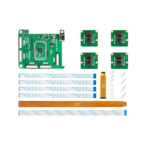 ArduCAM 8MP*4 IMX219 Quadrascopic Camera Bundle Kit - zestaw z płytką bazową i 4 kamerami 8MP IMX219