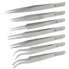 7-piece steel tweezer set – Piergiacomi PN-KIT7T