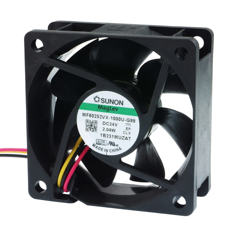 DC axial fan 1,92W 60x60x25 mm