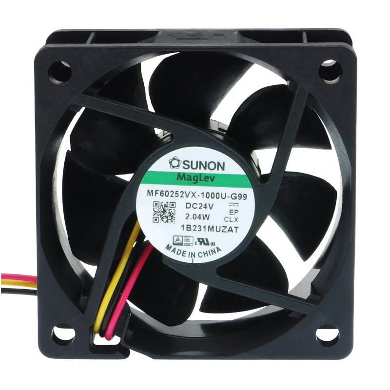 Осьовий вентилятор постійного струму 1,92 Вт 60x60x25 мм