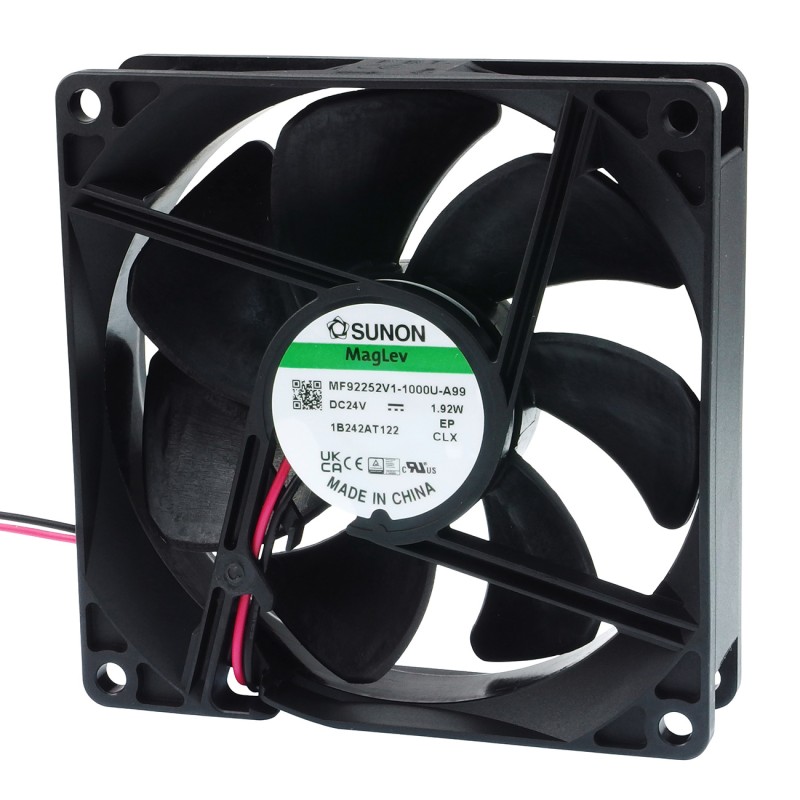 DC axial fan 1,92W 92x92x25 mm