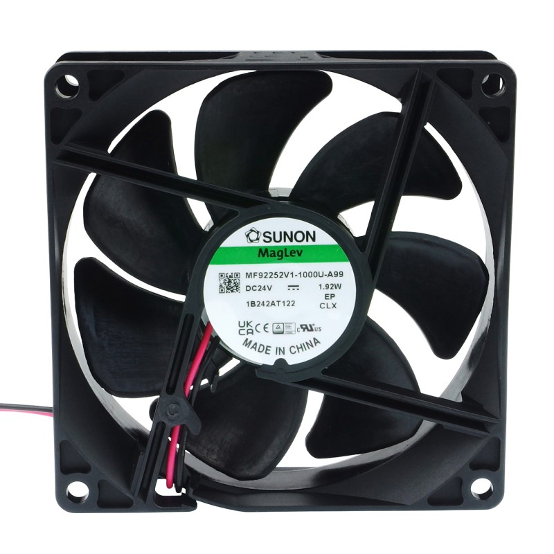 Осьовий вентилятор постійного струму 1,92 Вт 92x92x25 мм