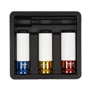 Impact sockets for alloy wheels 17, 19, 21 mm YT-1056
