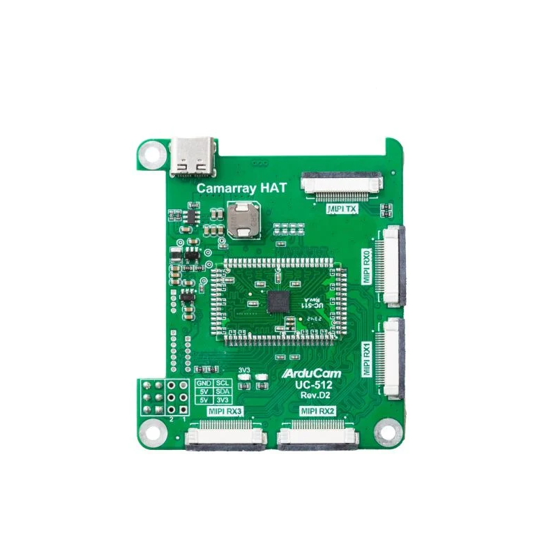 Комплект ArduCAM 16MP IMX519 з чотирма камерами - комплект з 4 камерами 16MP IMX519 для Raspberry Pi та NVIDIA...