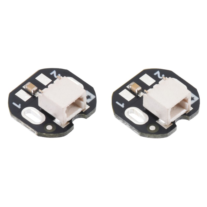 JST SH-Style Connector Boards for Micro Metal Gearmotors (Back-Entry version on left, Side-Entry version on right). JST SH-Style Connector Boards for Micro Metal Gearmotors (Back-Entry version on left, Side-Entry version on right).