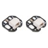 JST SH-Style Connector Boards for Micro Metal Gearmotors (Back-Entry version on left, Side-Entry version on right).