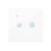 Smart two-channel glass light switch WiFi TUYA