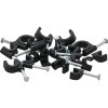 8 mm black round cable clip