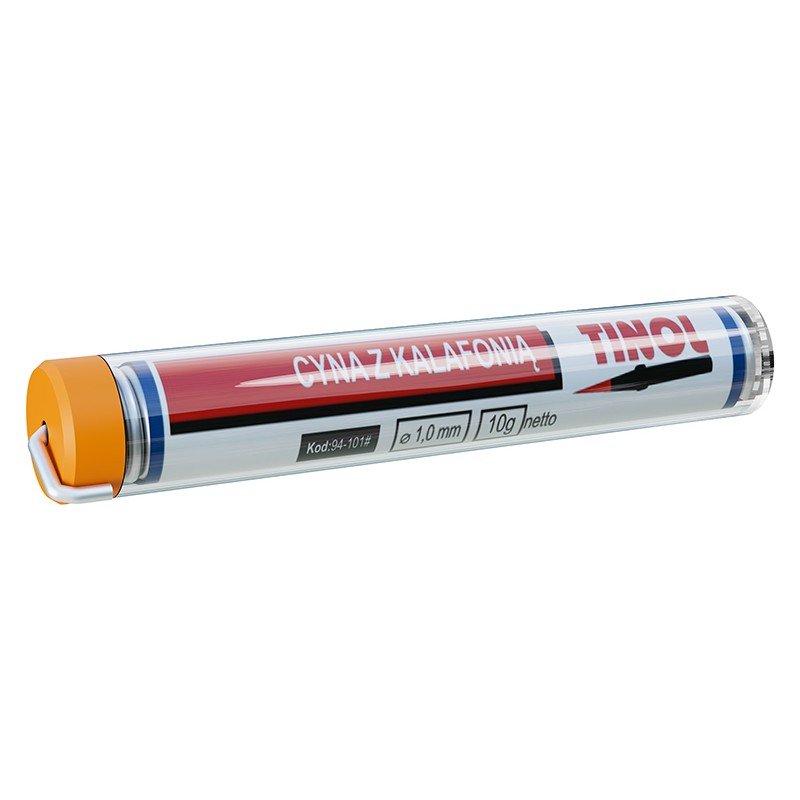 Soldering tin in vials LC60 Q 1 mm 10 g TINOL