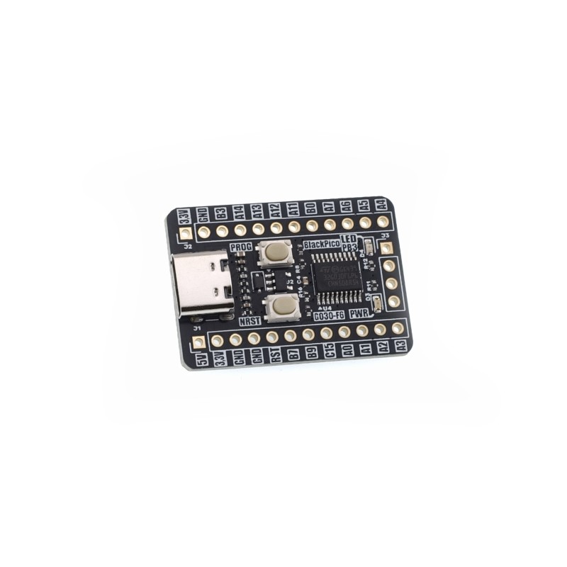 KAmod BlackPico STM32G030 - Płytka ewaluacyjna z mikrokontrolerem STM32G030 F6P6 Cortex-M0+