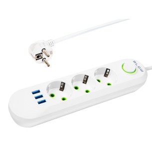 Przedłużacz sieciowy BLOW PS-320 3-Gniazda + 3x USB