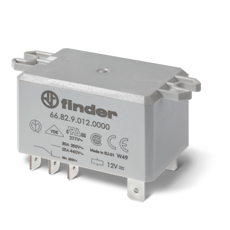 Finder 66.82.9.024.4000 Power Relay 2P 30A DC 24V