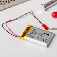 Lithium Polymer Battery Akyga AKY0156 LP475085 Li-Po 3.7V/2500mAh PCM JST 2.54 2-Pin Connector 150mm
