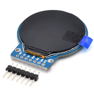 GC9A01 – round TFT IPS display 1.28" 240×240 px, SPI