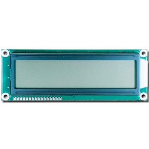 LCD-CC-1602C-FHW-K/W-E6 fl C – BIG 16×2 alphanumeric display, black characters, white background