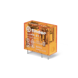 Przekaźnik elektromagnetyczny Finder 40.31.8.230.0000 1P 10A 230V AC
