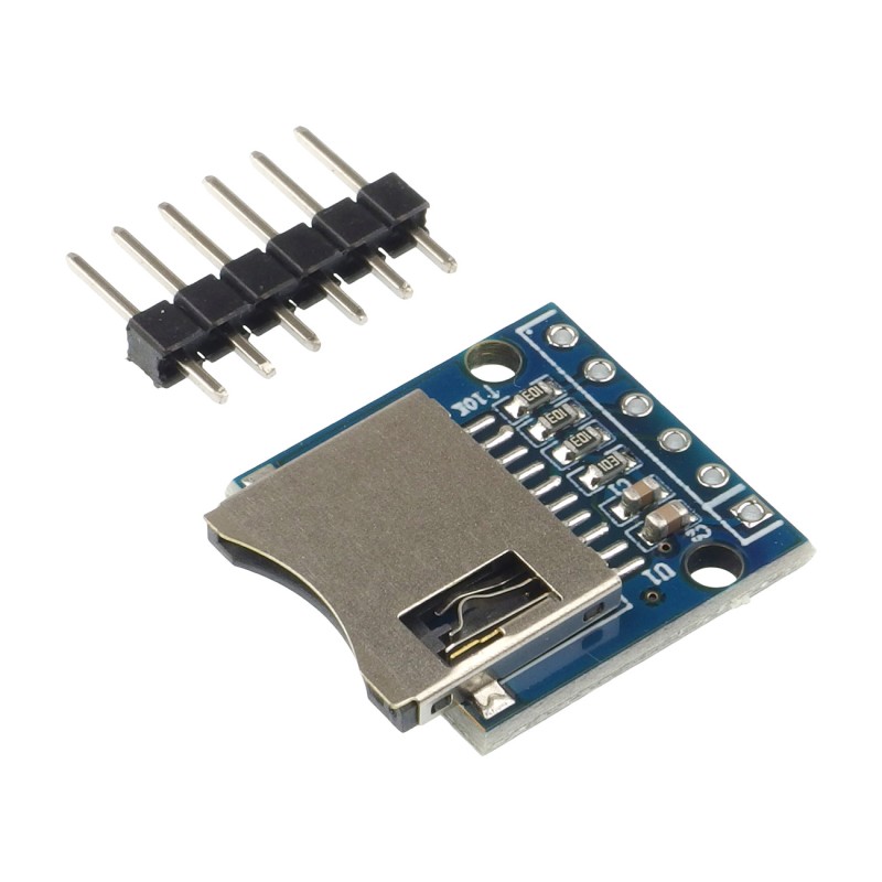 MicroSD memory card reader module