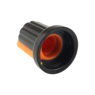 Pokrętło potencjometru 6mm (pomarańczowe)