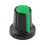 6mm potentiometer knob (black&green)