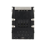 Złącze kątowe do PCB 2x USB 2.0 typu A + RJ45