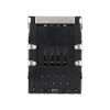 Right-angle PCB connector 2x USB 2.0 Type-A + RJ45