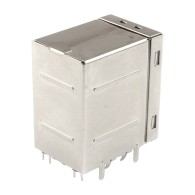 Right-angle PCB connector 2x USB 2.0 Type-A + RJ45