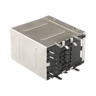 Złącze kątowe do PCB 2x USB 2.0 typu A + RJ45