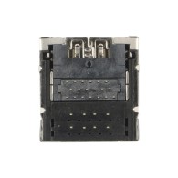 Złącze kątowe do PCB 2x USB 2.0 typu A + HDMI 1.4
