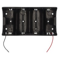 Basket for 4 D R20 batteries with JST SMP-2P plug