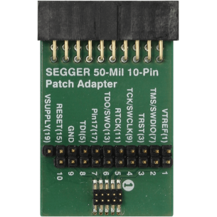 Adapter Segger 50-mil 10-pin Patch – 20-pin 0,1" do 10-pin 0,05" (8.06.28)
