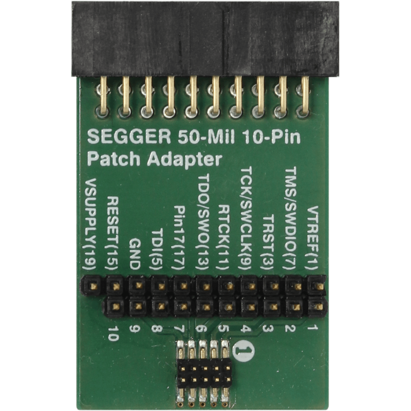 Adapter Segger 50-mil 10-pin Patch – 20-pin 0,1" do 10-pin 0,05" (8.06.28)
