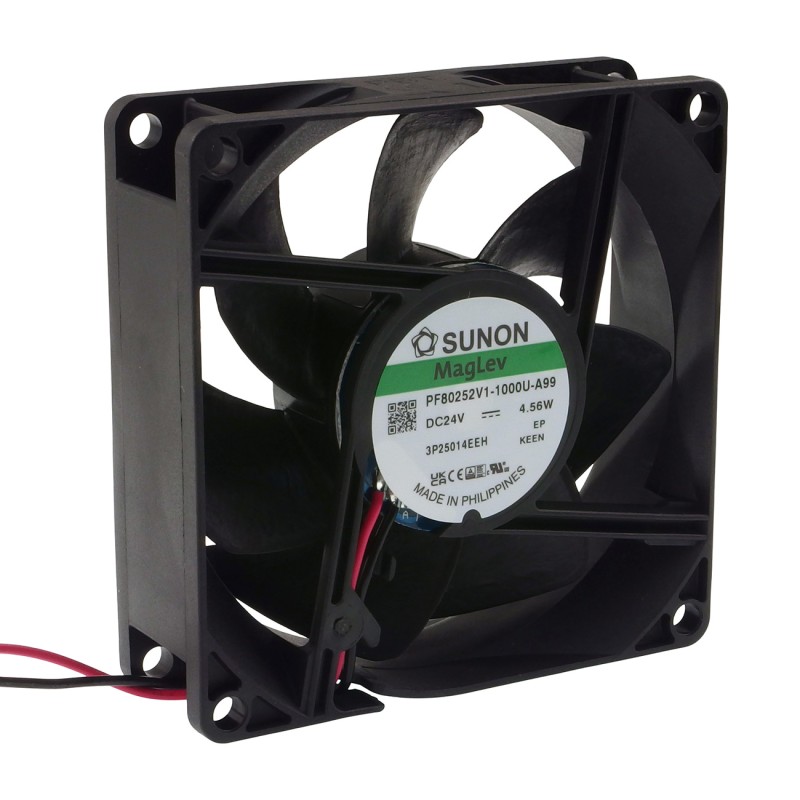 DC axial fan 4,32W 80x80x25 mm