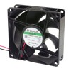 Wentylator DC osiowy 4,32W 80x80x25 mm