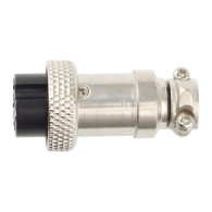 NC-519 8p – 8-channel microphone connector, panel-mount, solder type, 125V 4A