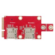 Moduł adaptera M.2 Key B do mini PCIe z 2× gniazdami NANO SIM