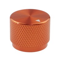Aluminiowe pokrętło do potencjometru 20x15mm (pomarańczowe)