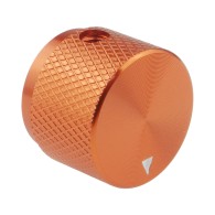 Aluminiowe pokrętło do potencjometru 20x15mm (pomarańczowe)