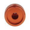 Aluminum knob for potentiometer 20x15mm (orange)