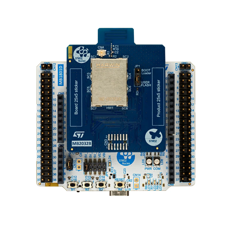 NUCLEO-WB05KZ – STM32 Nucleo-64 development board with STM32WB05KZ microcontroller, Bluetooth Low Energy, ARM Cortex-M0+