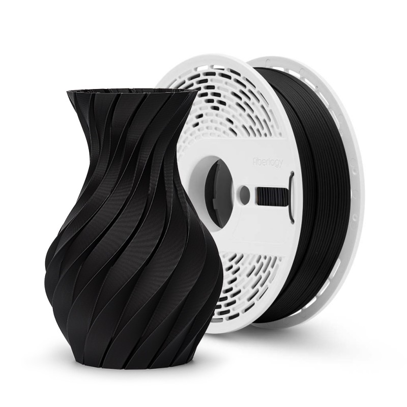 Filament Fiberlogy Matte PLA Black 1,75mm 0,85kg