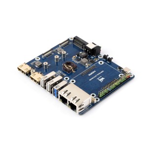 Dual Ethernet 1G / 2.5G Base Board for Raspberry Pi Compute Module 5 - Waveshare 32176