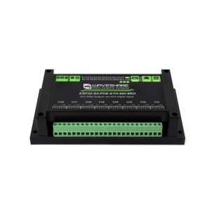 ESP32-S3-POE-ETH-8DI-8RO module with Wi‑Fi/Bluetooth, PoE, 8 inputs, 8 relays, RS485, isolation - Waveshare 30838