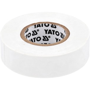 PVC electrical insulation tape 19 mm × 20 m × 0.13 mm, white - YATO YT-81656